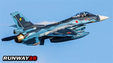 Jasdf Mitsubishi F A Zero Viper Emergency Landing Tsuiki Youtube