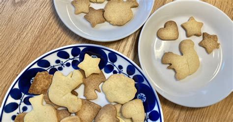 【2歳頃】甘さ控えめ型抜きクッキーレシピ！子どもと一緒に簡単おやつ これが好き