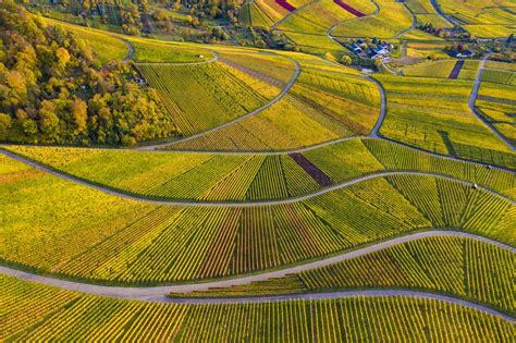 Germany Baden Wurttemberg Rotenberg Aerial View Of Vast Countryside