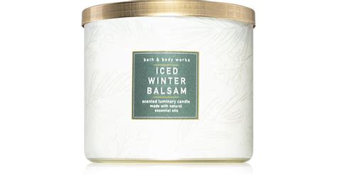 Bath Body Works Iced Winter Balsam dišeča sveča notino si