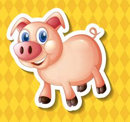 Pig Giving Thumb Up Royalty Free Vector Image Vectorstock