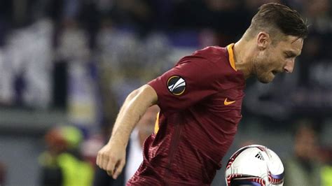 Francesco Totti Shines As Roma Draw On His 100th European Appearance Eurosport