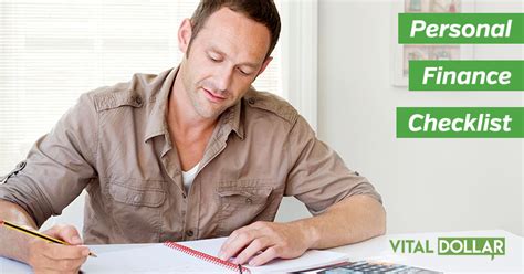 Personal Finance Checklist To Help Organize Your Financial Life Vital