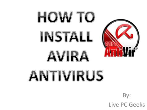 Ppt How To Install Avira Antivirus Powerpoint Presentation Free