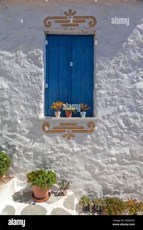 Traditional Island Architecture In The Village Of Perdika In Aegina