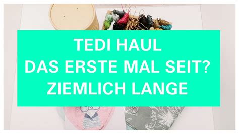 ERSTER TEDI HAUL 2021 NEUE SACHEN ZUM BASTELN GEFUNDEN TEDI HAUL