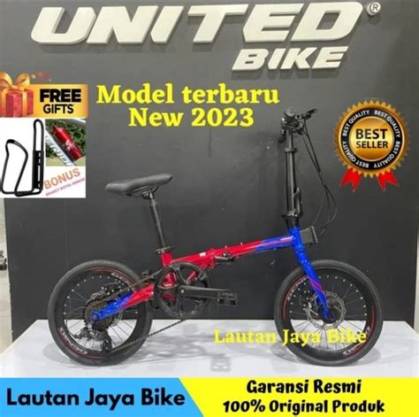 Jual SEPEDA LIPAT 16 INCH GENIO RUNES BY UNITED Di Lapak Lautan Jaya