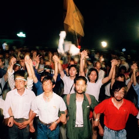 Tiananmen Square 1989 Crowd