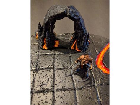 Dnd Cave Mouth Entrance Opening Subterranean Door Tabletop Scatter