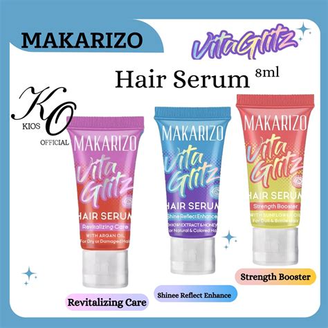 Jual Makarizo Vitaglitz Hair Serum 8ml Strength Booster