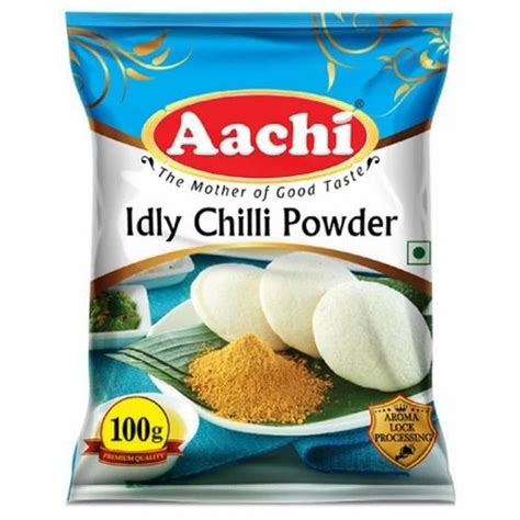 Red Spicy Aachi Idli Chilli Powder G Packaging Type Packet At Rs