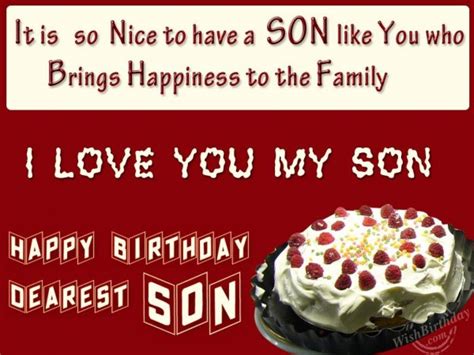 Wishing You Happy Birthday My Loving Son - Birthday Wishes, Happy ...