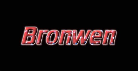 Bronwen Logo | Free Name Design Tool from Flaming Text