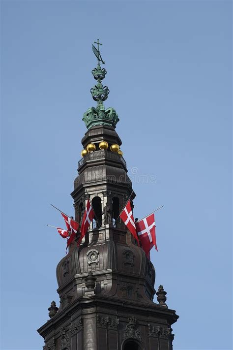 DANNEBROG At HALF MAST For GOOD FRIDAY Editorial Stock Image Image Of