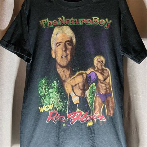 Vintage And Rare Ric Flair Wcw Tee Shirt Gem