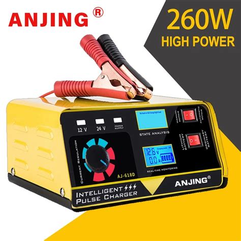 Fully Automatic Car Battery Charger 12V 24V Intelligent Pulse Repair