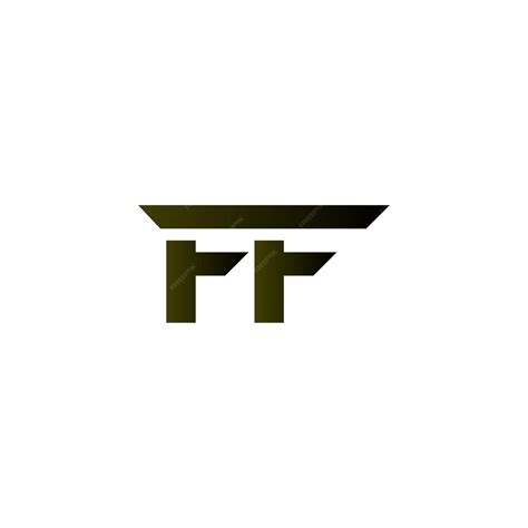 ff logo design premium vector
