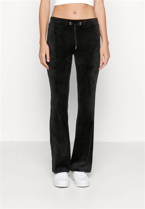 Gina Tricot Tall Velour Træningsbukser Blacksort Zalandodk