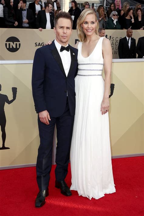 Sam Rockwell and Leslie Bibb at the 2018 SAG Awards | POPSUGAR Celebrity