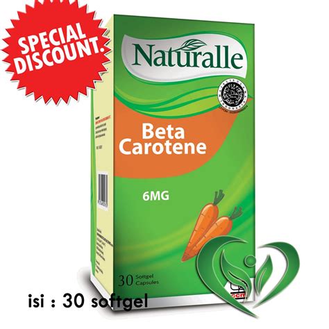 Naturalle Beta Carotene Isi 30 Tabs Shopee Indonesia