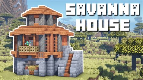 Simple Savanna House in Minecraft - TBM | TheBestMods