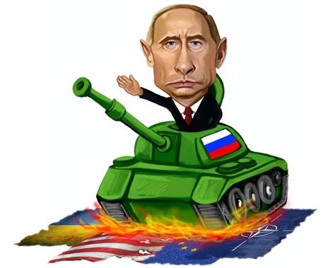 12 Hilarious Putin Caricature Examples (Ukraine War)