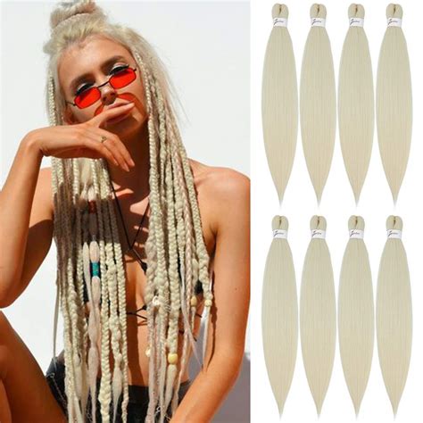 Buy Multi Packs Deal Spetra Platinum Blonde Pre Stretched Braiding