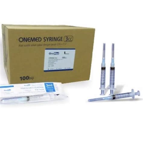 Jual Syringe Ml Onemed Disposable Shopee Indonesia