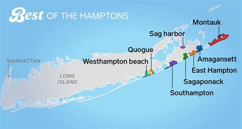 Hamptons Usa Map