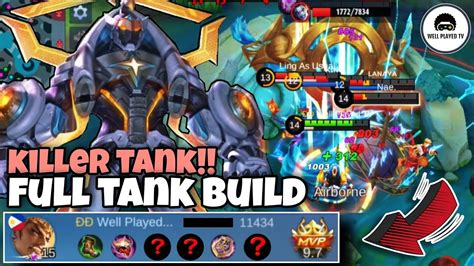 Gatotkaca Tank Build Pure Defense Items Gatotkaca Best Build 2022