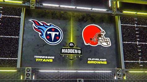 Madden Nfl Tennessee Titans Vs Cleveland Browns Week