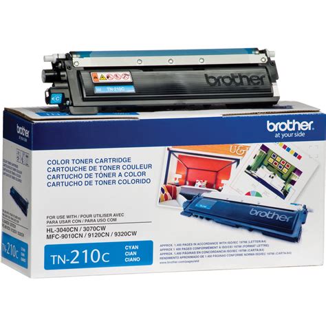 Brother Genuine Standard Yield Cyan Toner Cartridge Tn C Page Yield