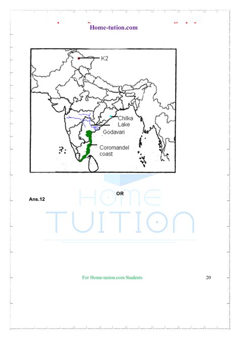 Important Questions For CBSE Class 9 SST Geography Chapter 3 Drainage