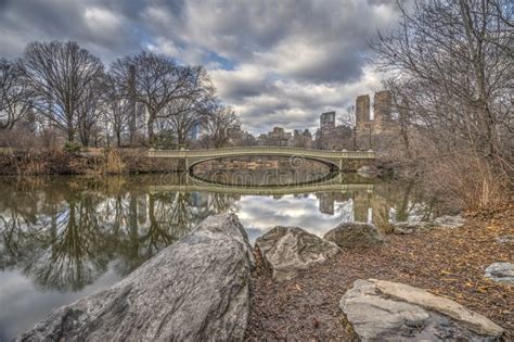 Bow bridge in winter stock photo. Image of city, bridge - 172567258