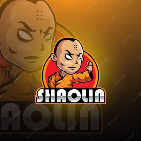 Premium Vector Shaolin Esport Mascot Logo Design