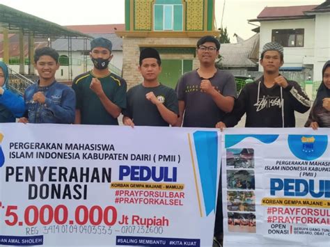 Pmii Dairi Galang Dana Peduli Bencana Kalsel Dan Sulbar Tagar