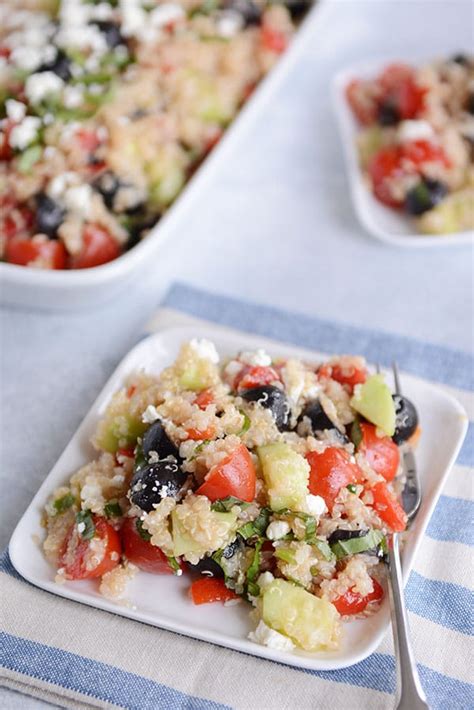 Mediterranean Quinoa Salad Recipe Mel S Kitchen Cafe