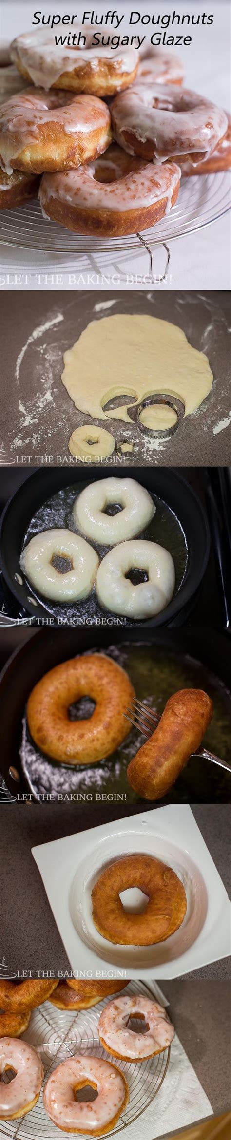 Super Soft Doughnuts W Sugar Glaze Let The Baking Begin How Sweet