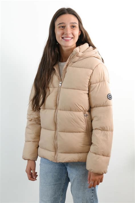 Santa Barbara Outfitters CAMPERA PUFFER CON CAPUCHA MUJER