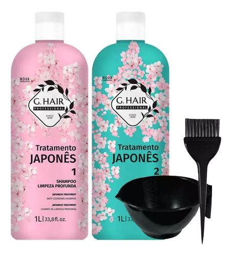 Kit Escova Progressiva Japonesa Ghair 1 Litro Aplicador MercadoLivre