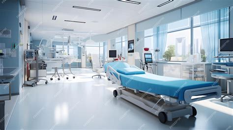 Premium AI Image | Interior of a modern hospital