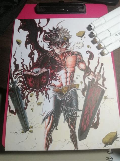 Fan art Asta Demon Form Amazing Drawings, Zoro, Manga, Fairy Tail ...