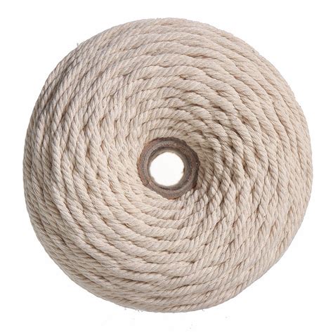 220 M 3mm Natürliche Beige Weiche Baumwolle Verdre Grandado