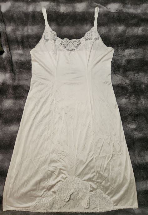 Vintage Olga Nightgown Lingerie Slip Dress Sz Gem