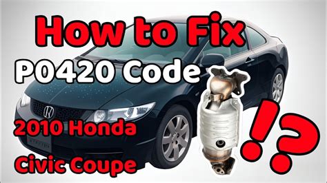 How To Fix P Code Honda Civic Coupe Youtube