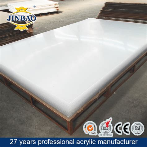 Jinbao Acrylic Glass Cut To Size Acrylic Clear Plastic Sheet For