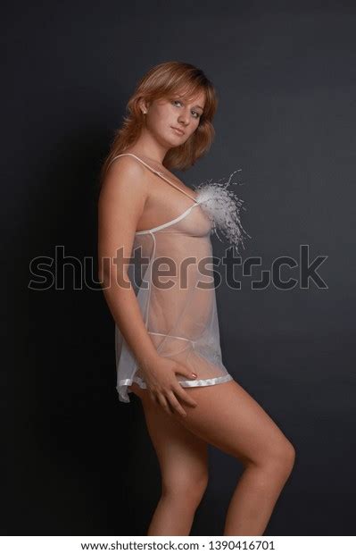 Sexy Plus Size Model Posing Lingerie Stock Photo 1390416701 Shutterstock