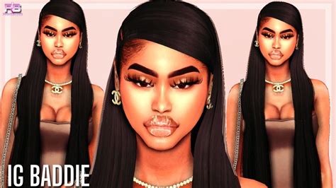 Instagram Baddie Lookbook Sims 4