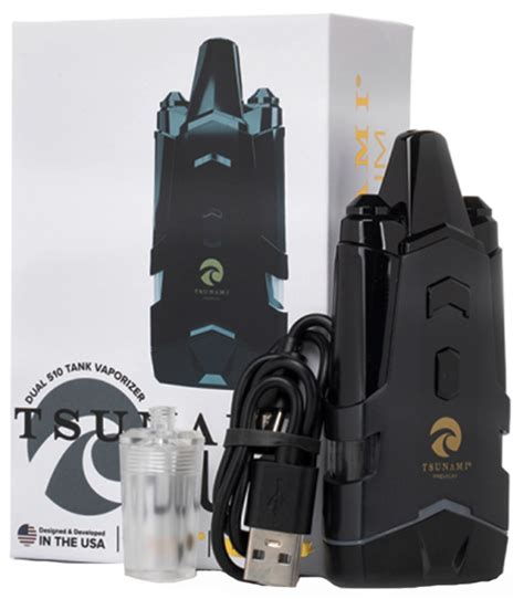 Tsunami Duo Dual 510 Tank Vaporizer Solid Gold