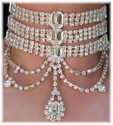 Swarovski Crystal Princess Choker Swarovski Crystal Necklaces